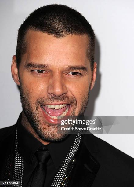 Ricky Martin attends the 2010 Pre-Grammy Gala & Salute To Industry Icons at Beverly Hills Hilton on January 30, 2010 in Beverly Hills, California.