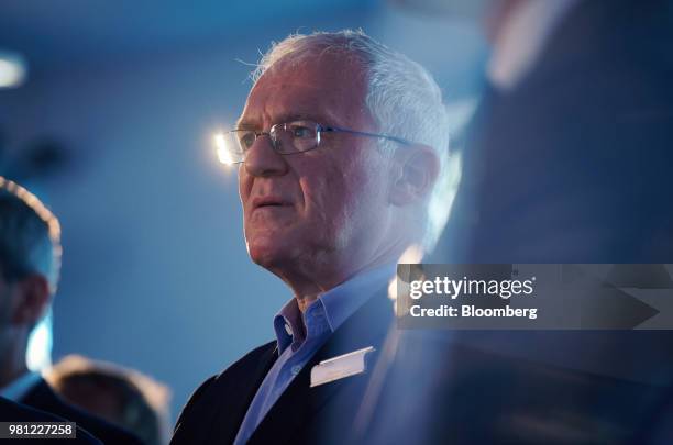 Jean-Bernard Levy, chief executive officer of Electricite de France SA, listens during an inauguration event in Blyth, U.K., on Friday, June 22,...