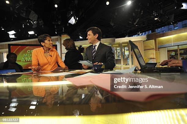 Host: "Good Morning America" George Stephanopoulos is photographed in New York for the Los Angeles Times.