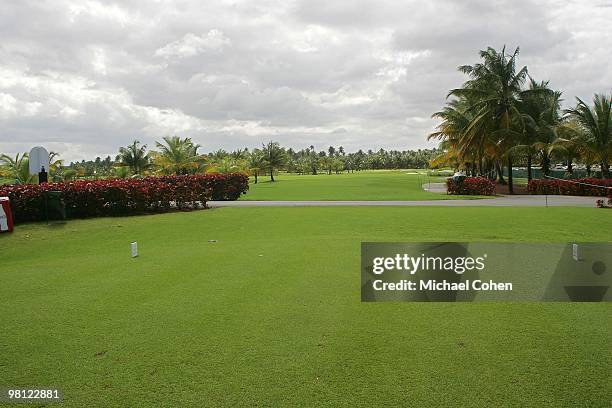 General view of the third tee box at Trump International Golf Club on March 12, 2010 in Rio Grande, Puerto Rico.