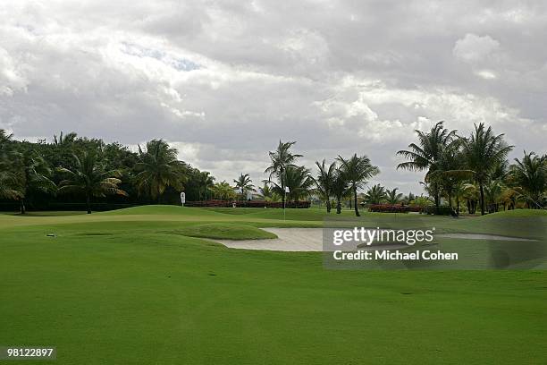 General view of the second green at Trump International Golf Club on March 12, 2010 in Rio Grande, Puerto Rico.