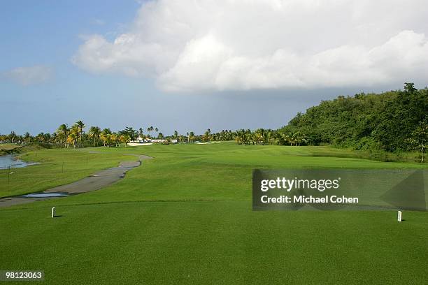 General view of the seventh tee box at Trump International Golf Club on March 12, 2010 in Rio Grande, Puerto Rico.