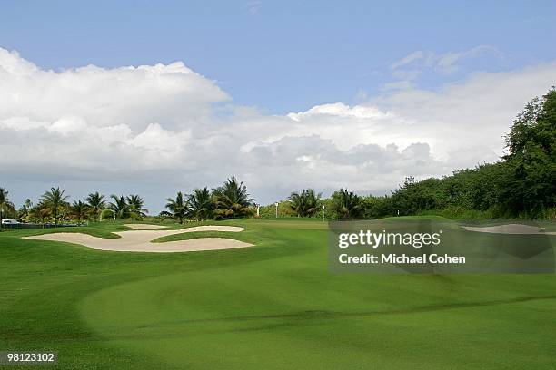 General view of the seventh green at Trump International Golf Club on March 12, 2010 in Rio Grande, Puerto Rico.