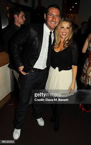 Will Mellor and Melinda Messenger attend the Walkers campaign launch, at Orchid on March 29, 2010 in London, England.