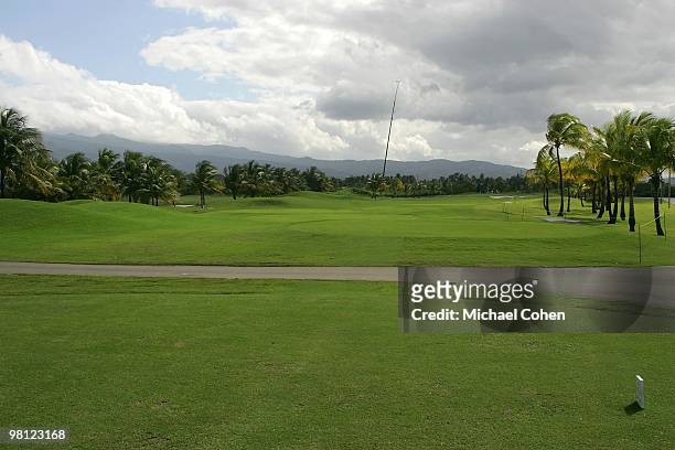 General view of the 10th tee at Trump International Golf Club on March 12, 2010 in Rio Grande, Puerto Rico.