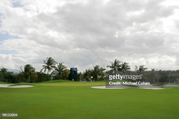 General view of the 10th green at Trump International Golf Club on March 12, 2010 in Rio Grande, Puerto Rico.