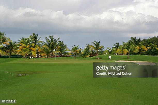 General view of the fifth green at Trump International Golf Club on March 12, 2010 in Rio Grande, Puerto Rico.