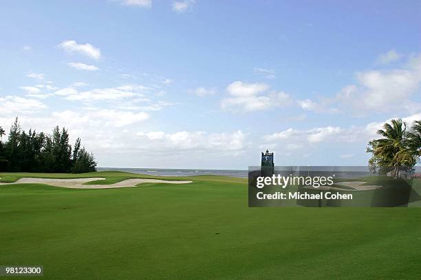 General view of the 12th green at Trump International Golf Club on March 12, 2010 in Rio Grande, Puerto Rico.