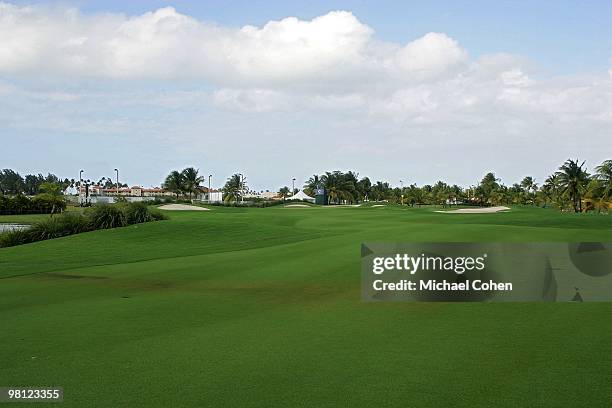 General view of the 14th fairway at Trump International Golf Club on March 12, 2010 in Rio Grande, Puerto Rico.