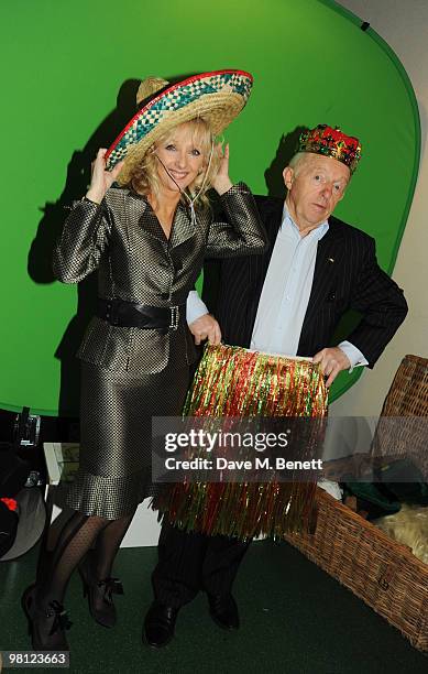 Paul Daniels and Debbie McGee attend the Walkers campaign launch, at Orchid on March 29, 2010 in London, England.