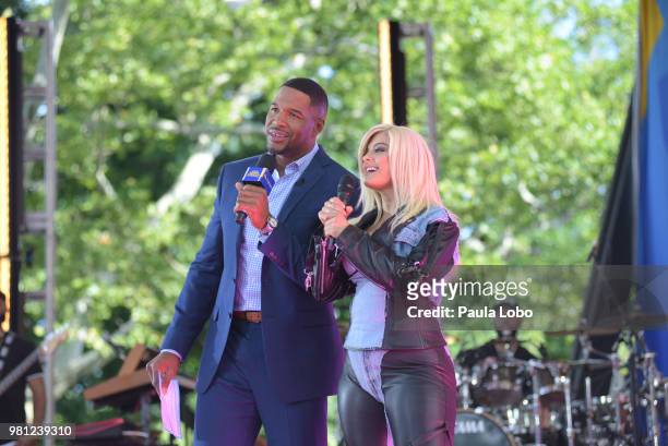 Bebe Rexha performs live from Central Park on "Good Morning America," as part of the GMA Summer Concert series on Friday, June 22, 2018 airing on the...