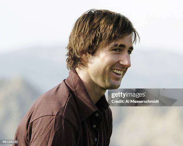 Luke Wilson competes at the 45th Bob Hope Chrysler Classic Pro Am at PGA West Country Club January 24, 2004.