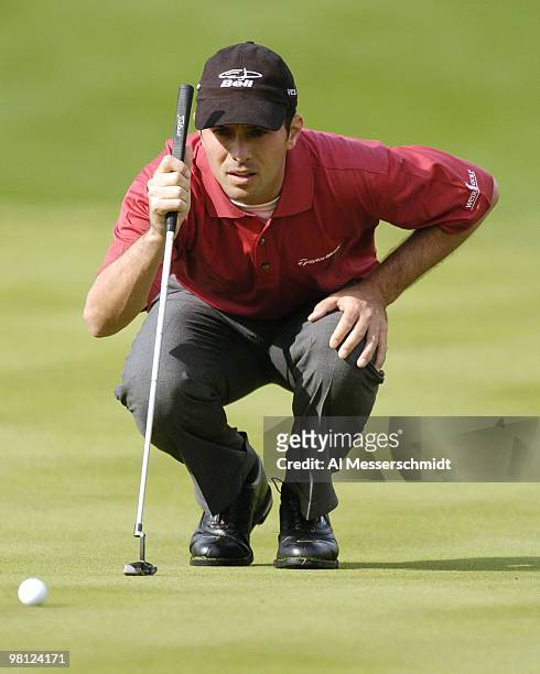 Mike Weir competes at the 45th Bob Hope Chrysler Classic Pro Am at PGA West Country Club January 24, 2004.