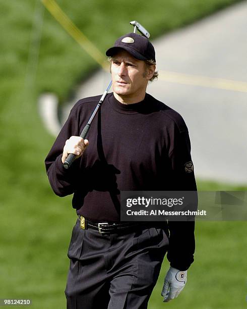 Michael Bolton competes at the 45th Bob Hope Chrysler Classic Pro Am at PGA West Country Club January 24, 2004.