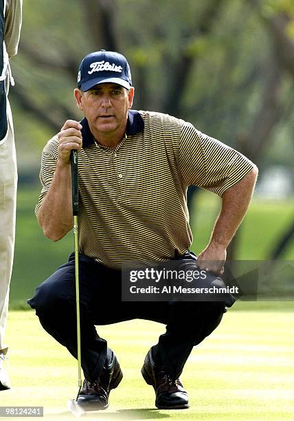 Jay Haas competes at the 45th Bob Hope Chrysler Classic Pro Am at PGA West Country Club January 24, 2004.