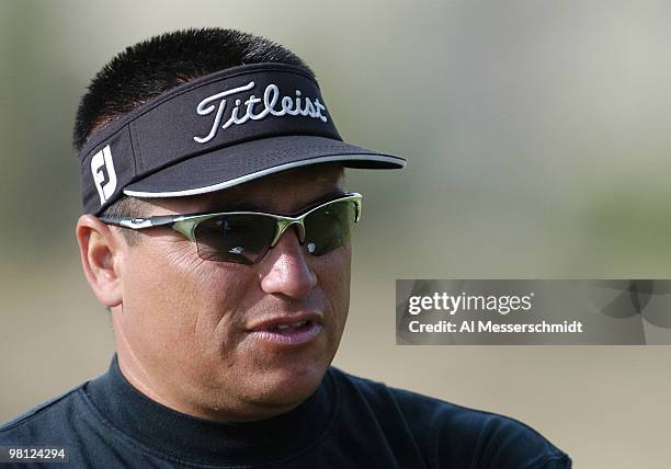 Robert Gamez competes at the 45th Bob Hope Chrysler Classic Pro Am at PGA West Country Club January 24, 2004.