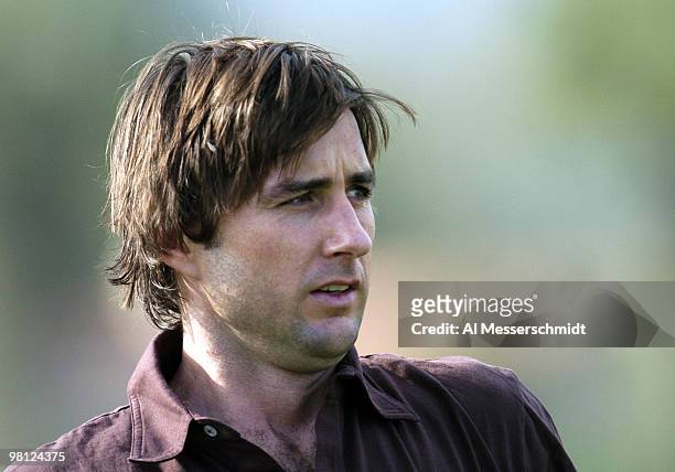 Luke Wilson competes at the 45th Bob Hope Chrysler Classic Pro Am at PGA West Country Club January 24, 2004.