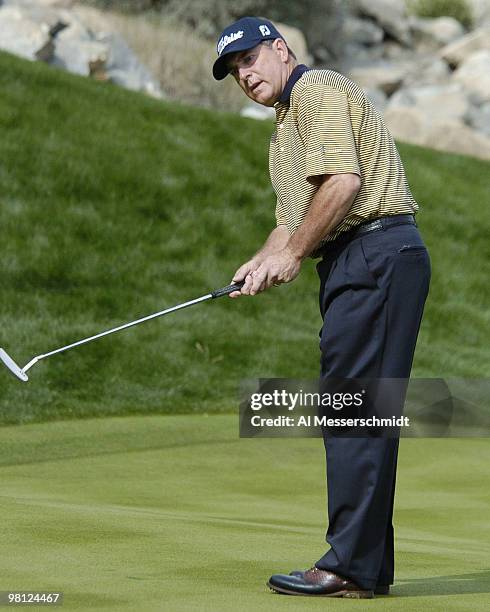 Jay Haas competes at the 45th Bob Hope Chrysler Classic Pro Am at PGA West Country Club January 24, 2004.