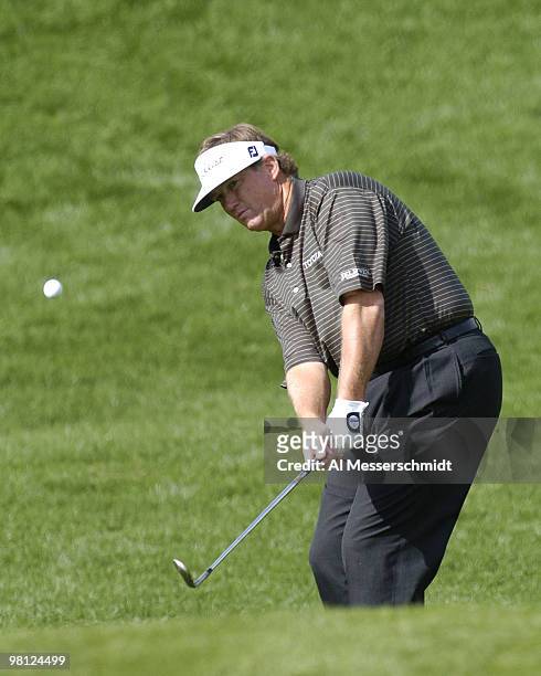 Peter Jacobsen competes at the 45th Bob Hope Chrysler Classic Pro Am at PGA West Country Club January 24, 2004.