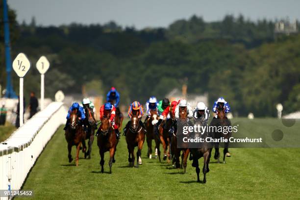 Colm O'Donoghue rides Alpha Centauri to win The Coronation Stakes on day 4 of Royal Ascot at Ascot Racecourse on June 22, 2018 in Ascot, England.