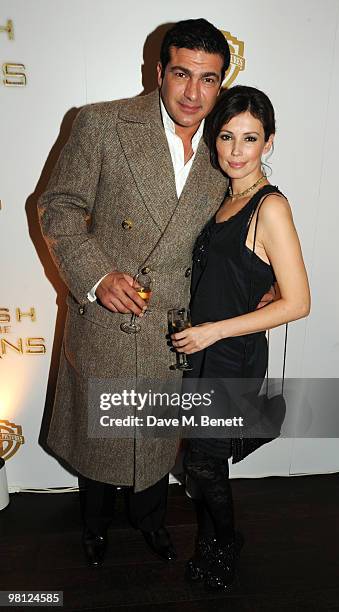 Tamer Hassan and Jane March attend the afterparty following the World premiere of 'Clash Of The Titans' at Aqua on March 29, 2010 in London, England.