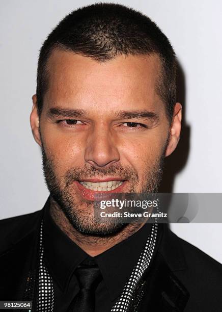 Ricky Martin attends the 2010 Pre-Grammy Gala & Salute To Industry Icons at Beverly Hills Hilton on January 30, 2010 in Beverly Hills, California.