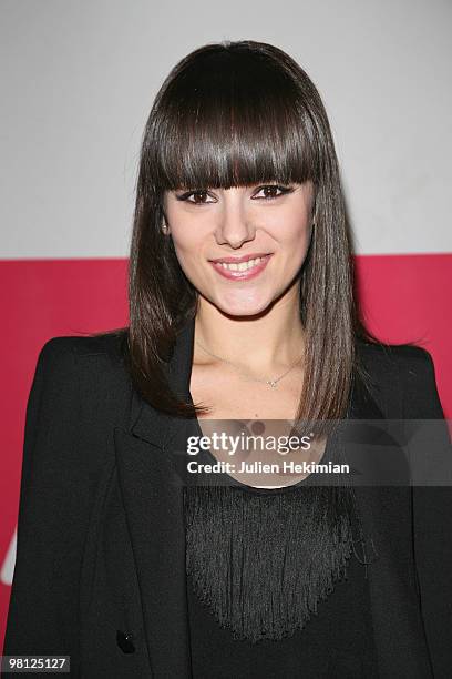 French singer Alizee meets fans at the Virgin Megastore on March 29, 2010 in Paris, France.