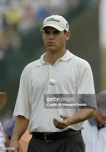 Bill Haas competes at Shinnecock Hills, site of the 2004 U. S. Open, during first-round play June 17, 2004.