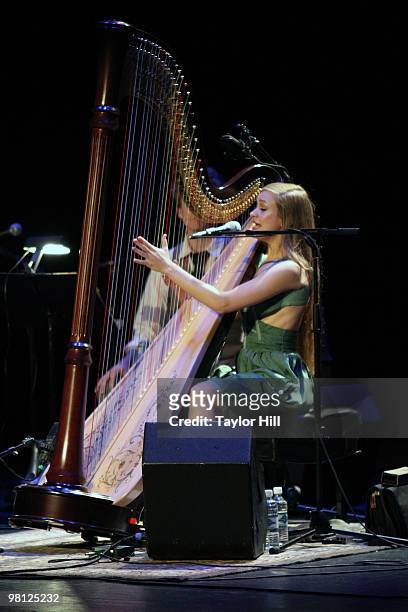Joanna Newsom performs during the Big Ears 2010 Festival in Downtown Knoxville on March 27, 2010 in Knoxville, Tennessee.