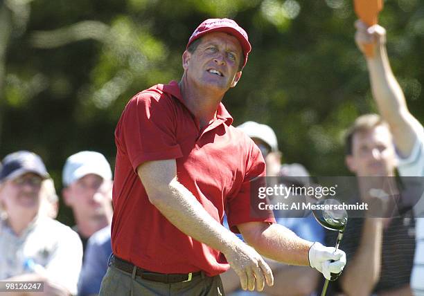 Fred Funk competes in the final round of the 2004 U. S. Open at Shinnecock Hills, June 20, 2004.