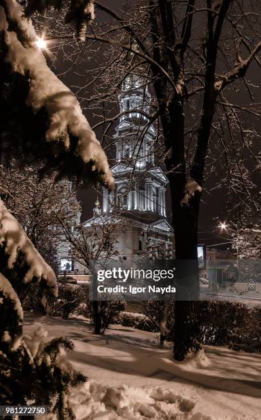 alexander bell tower. kharkov. ukraine - alexander bell stock pictures, royalty-free photos & images