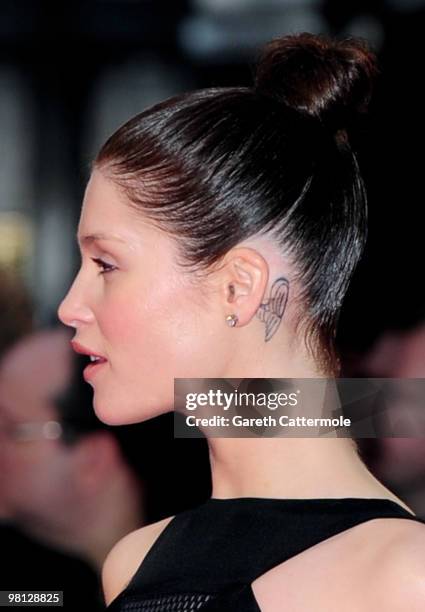 Gemma Arterton arrives at the world premiere of the film "Clash of the Titans" at the Empire Leicester Square on March 29, 2010 in London, England.