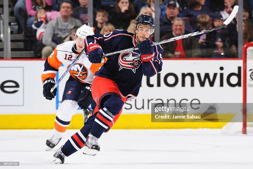 New York Islanders v Columbus Blue Jackets