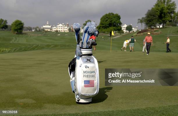 Morgan Pressel's Callaway golf bag near the first green during the Puff 'n Stuff Catering pro-am at the 2007 Ginn Open April 11, 2007 at the Ginn...