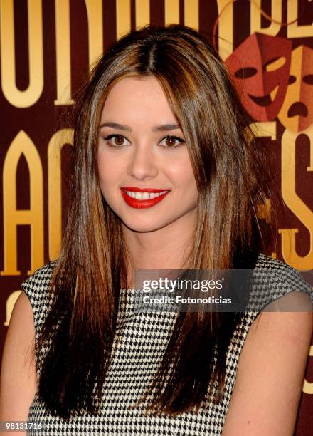 Actress Dafne Fernandez attends 'Union de Actores' awards, at the Price Circus on March 29, 2010 in Madrid, Spain.