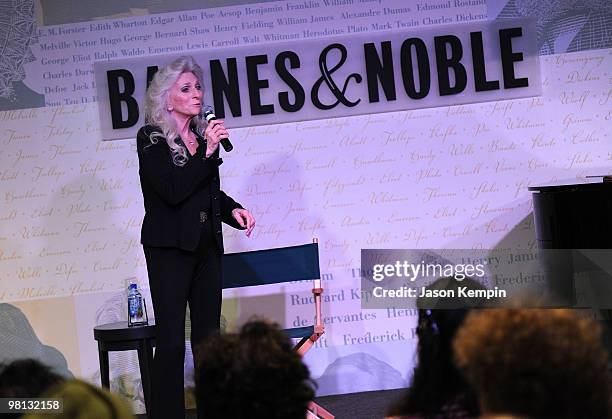 Singer Judy Collins promotes "Over The Rainbow" at Barnes & Noble, Lincoln Triangle on March 29, 2010 in New York City.