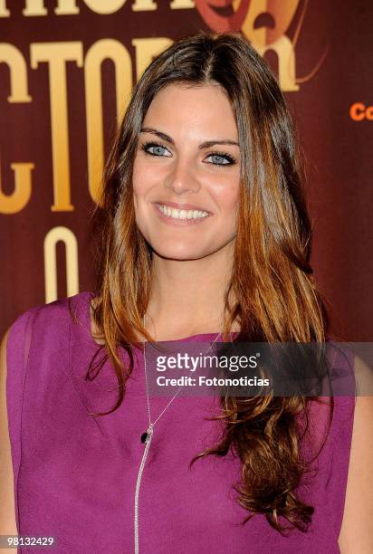 Actress Amaia Salamanca attends 'Union de Actores' awards, at the Price Circus on March 29, 2010 in Madrid, Spain.