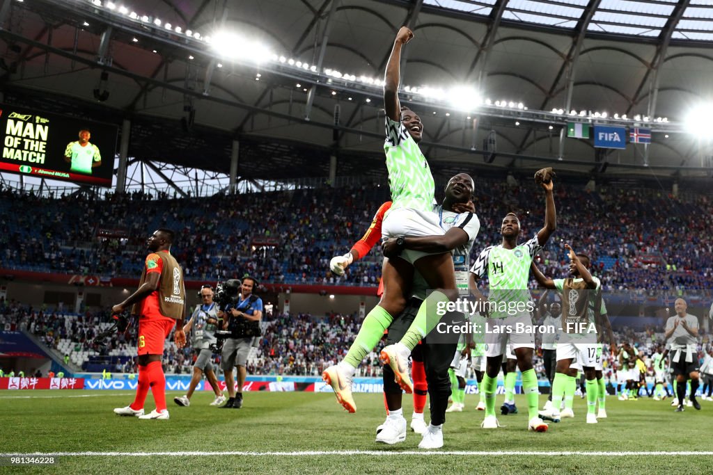 Nigeria v Iceland: Group D - 2018 FIFA World Cup Russia