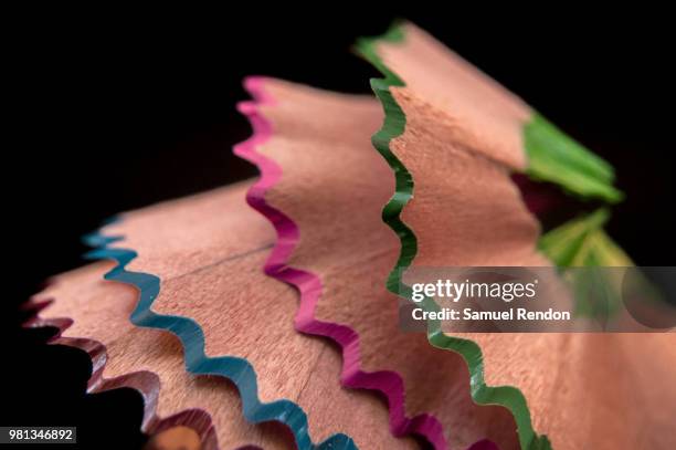 capas - pencil shavings stock pictures, royalty-free photos & images