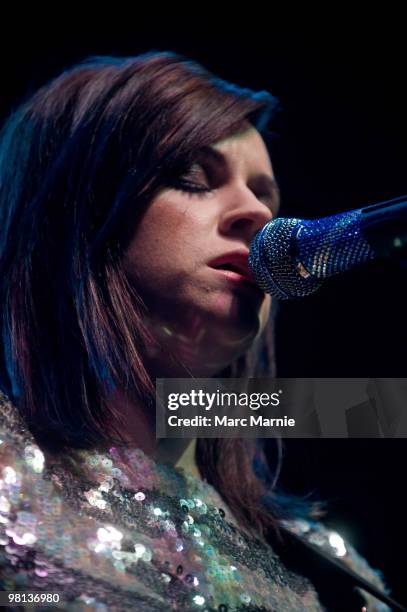 Amy MacDonald performs at The Picture House on March 29, 2010 in Edinburgh, Scotland.