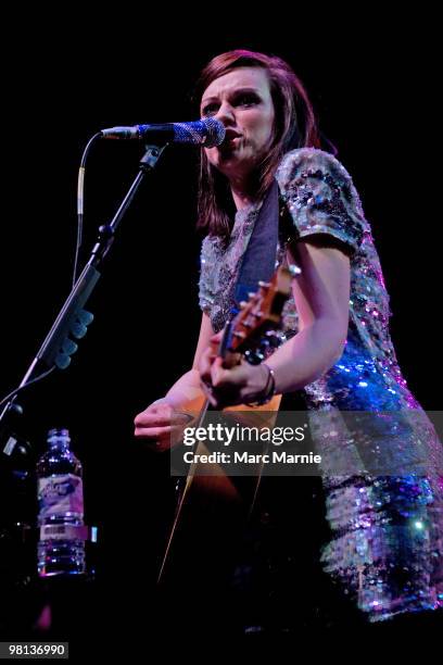 Amy MacDonald performs at The Picture House on March 29, 2010 in Edinburgh, Scotland.