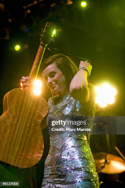 Amy MacDonald performs at The Picture House on March 29, 2010 in Edinburgh, Scotland.