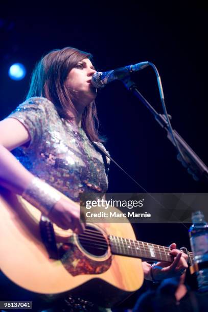 Amy MacDonald performs at The Picture House on March 29, 2010 in Edinburgh, Scotland.