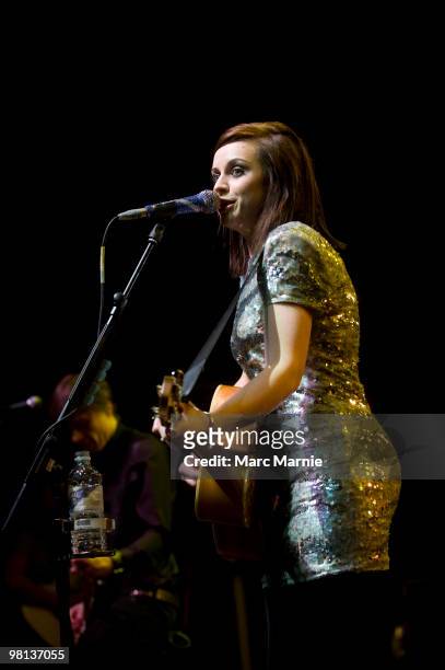 Amy MacDonald performs at The Picture House on March 29, 2010 in Edinburgh, Scotland.