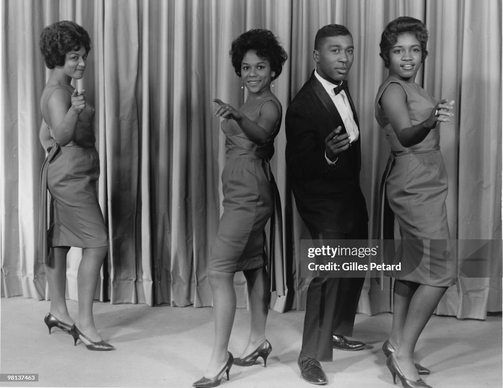 Exciters The Exciters pose for an on stage group portrait in 1963 in the... News ...