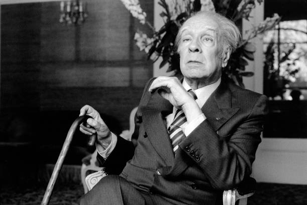 Argentinian author Jorge Luis Borges poses on May 20, 1979 in Paris,France.
