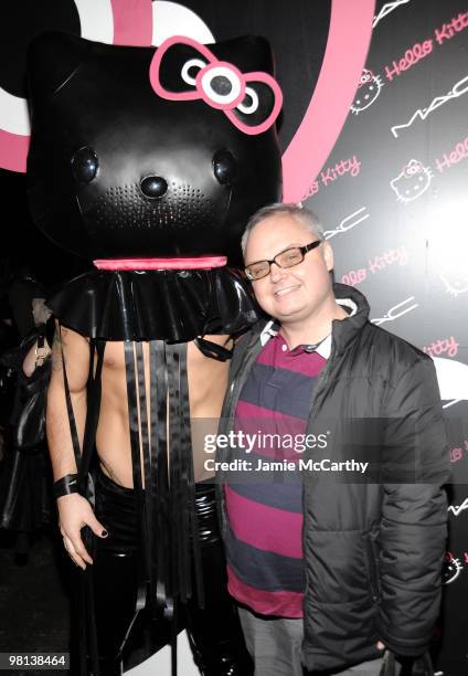Writer Mickey Boardman attends the "Hello Kitty Commotion!" hosted by MAC Cosmetics and V Magazine at Cedar Lake on February 5, 2009 in New York City.