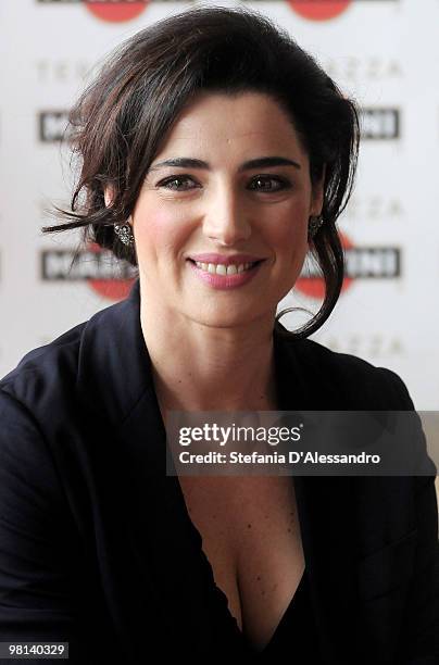 Actress Luisa Ranieri attends 'La Vita E' Una Cosa Meravigliosa' Milan Photocall held at Terrazza Martini on March 30, 2010 in Milan, Italy.