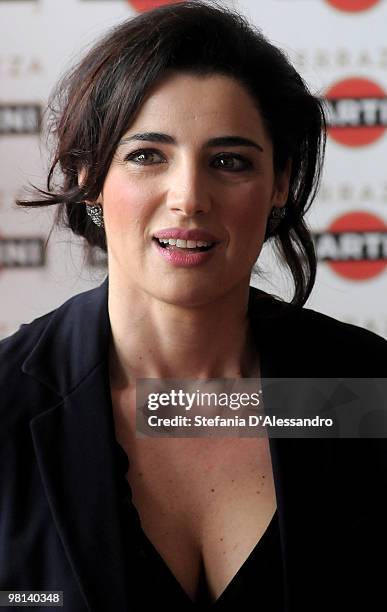 Actress Luisa Ranieri attends 'La Vita E' Una Cosa Meravigliosa' Milan Photocall held at Terrazza Martini on March 30, 2010 in Milan, Italy.