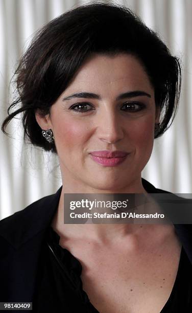 Actress Luisa Ranieri attends 'La Vita E' Una Cosa Meravigliosa' Milan Photocall held at Terrazza Martini on March 30, 2010 in Milan, Italy.